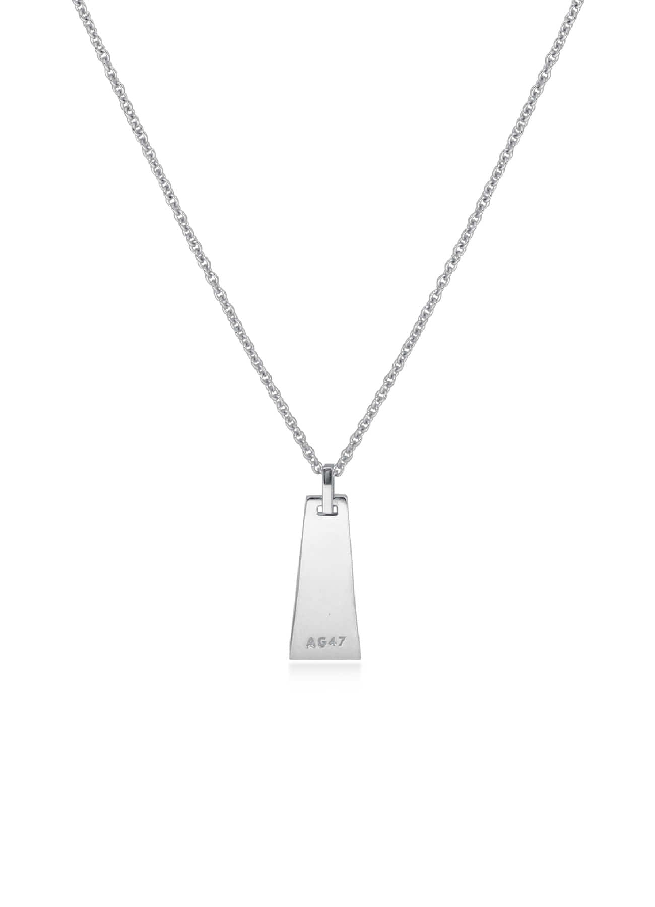 surface necklace  triangle silver